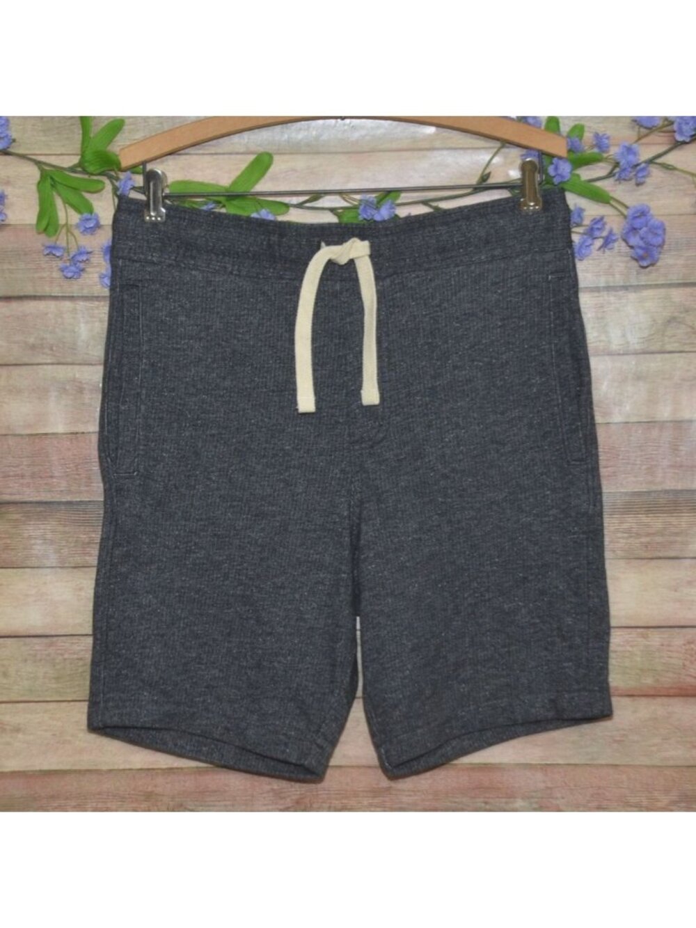 NWT Goodfellow Knit Shorts Mens S Gray Drawstring Relaxed 8.5 Inseam Lounge Gym